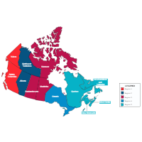 Canadian Territory Map