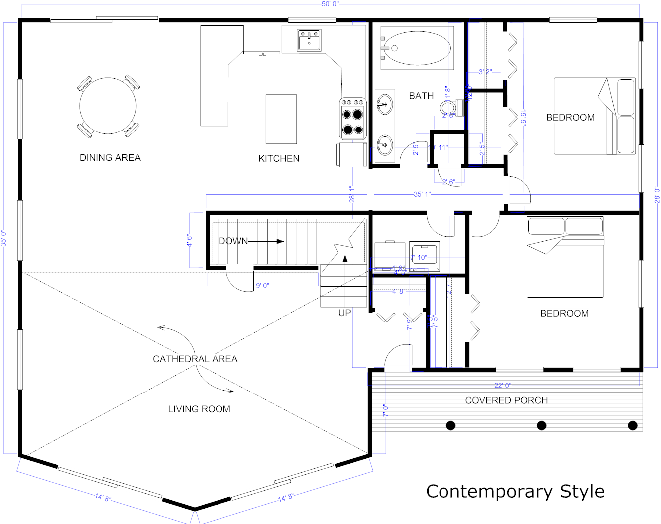 How To Draw A Blue Print 105