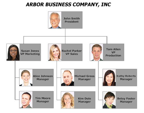 Jquery Organization Chart Example