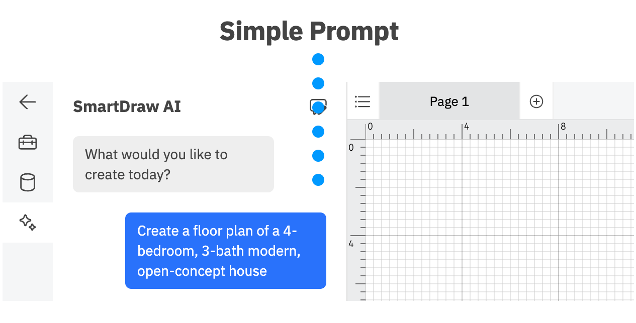 Generating diagram from a prompt