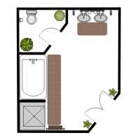 Master Bathroom Plan