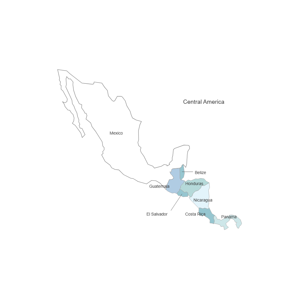 Example Image: Central America Map