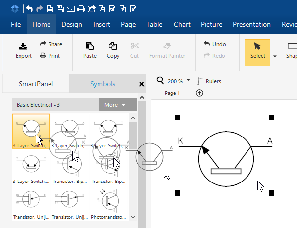 Drawing Symbols Chart