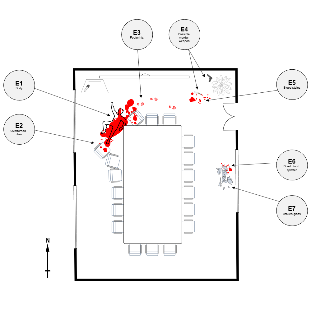 Example Image: Crime Scene - Conference Room