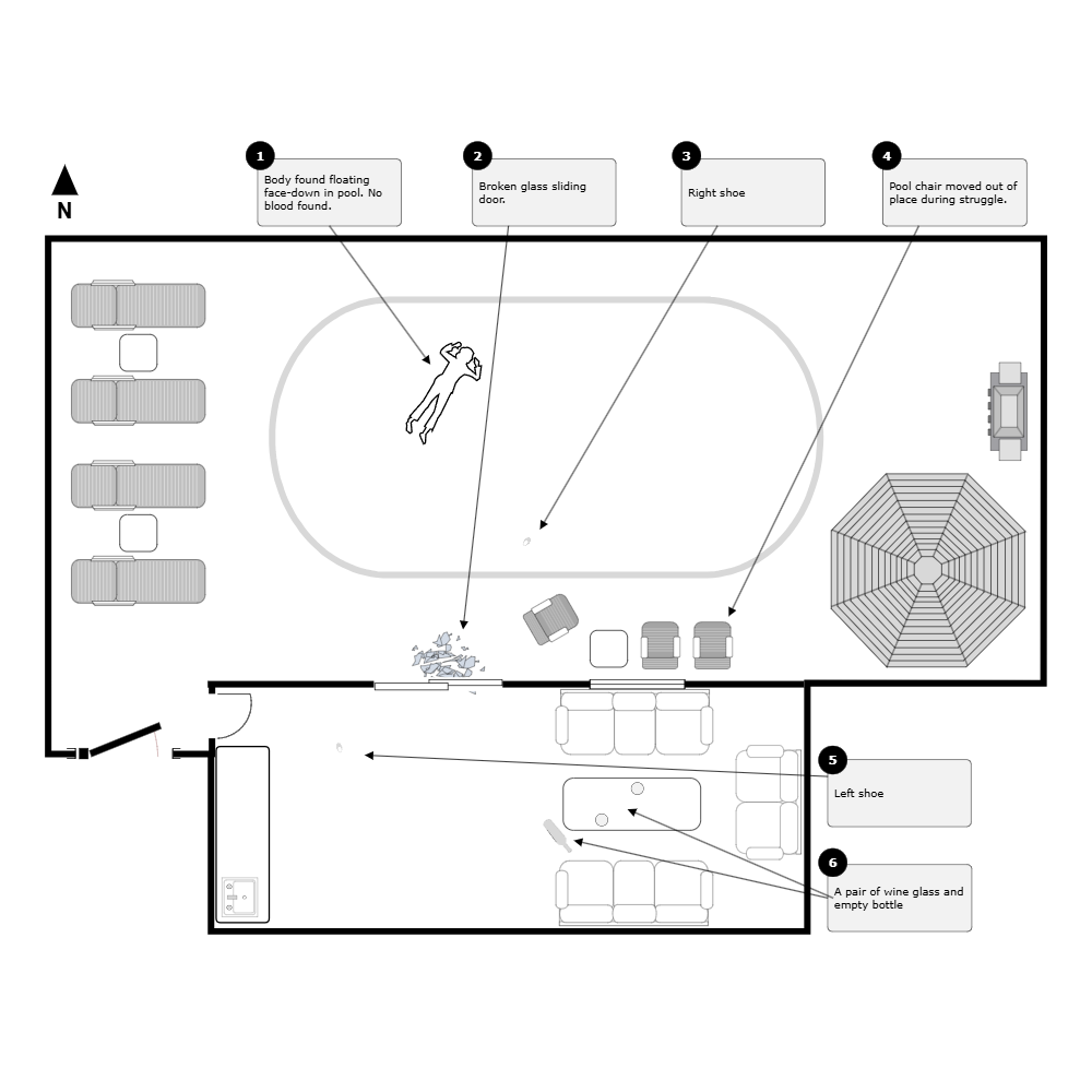 Example Image: Crime Scene - Pool