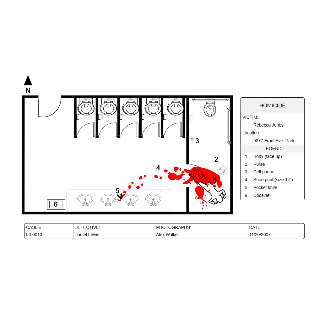 Crime Scene - Public Restroom