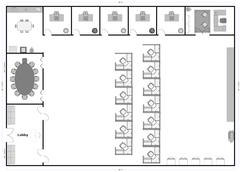 Example Image: Cubicle Layout Plan