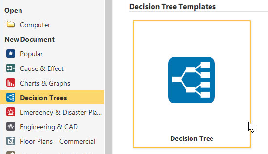 Decision Tree Chart Template