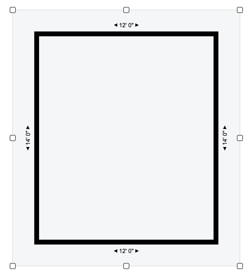 12 by 14 foot room example