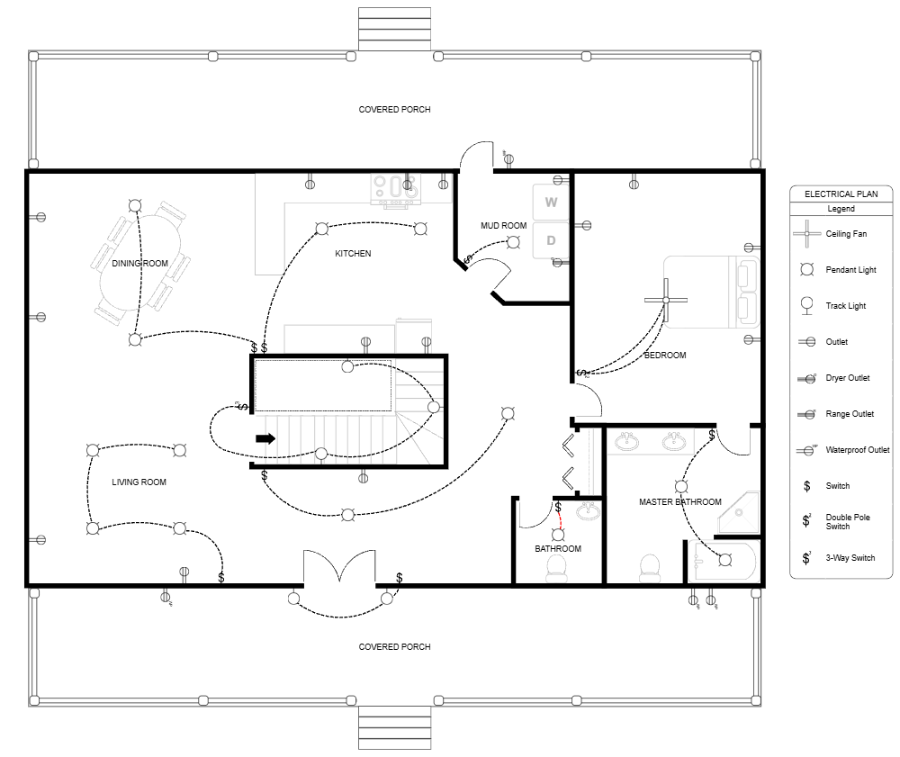 Example Image: Residential Electrical Plan