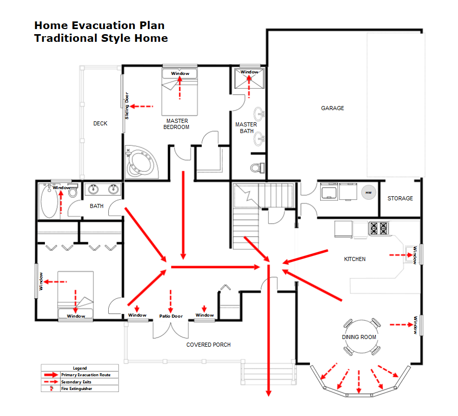 Fire Escape Plan Maker Make Fire Pre Plan Templates for 