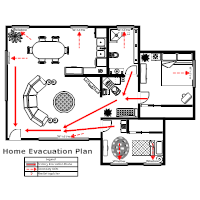evacuation plan templates smartdraw