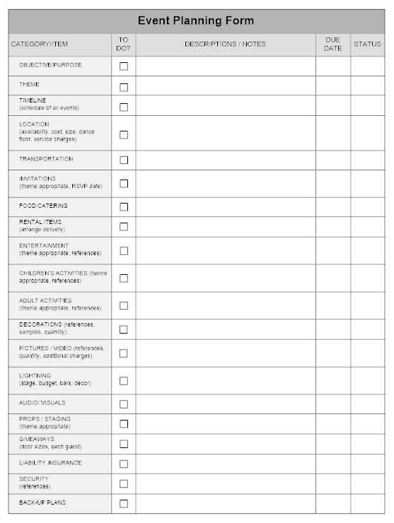 Event Planning Tool - Free Online App & Download Event Planning Tool - Free Online App & Download