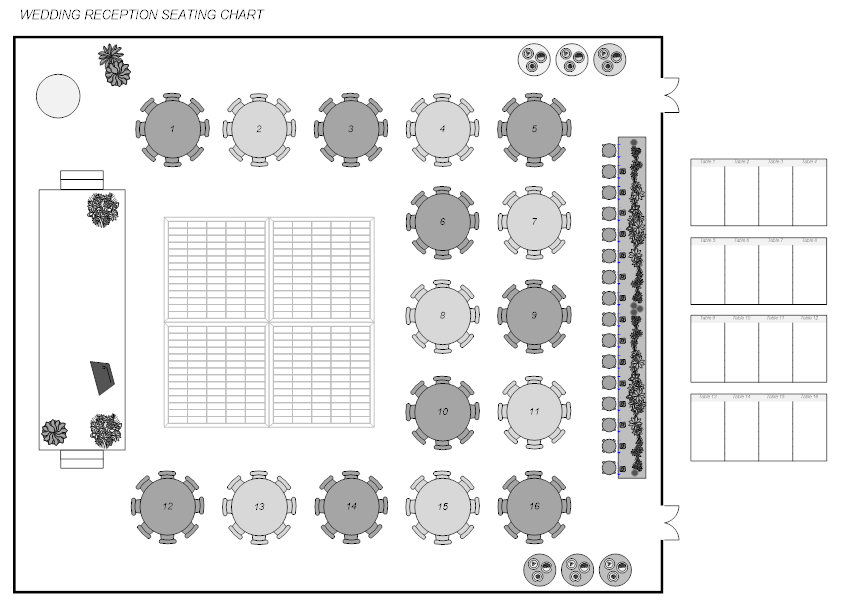 Event Planning Seating Charts