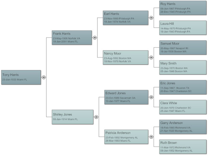 Family Tree Maker Timeline Chart
