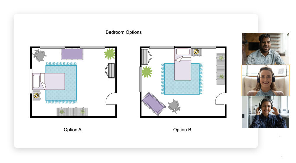 Collaborate on Room Layouts