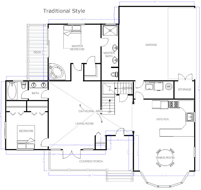 Floor Plan Ideas. Floorplan. Floorplanner Stock Illustration