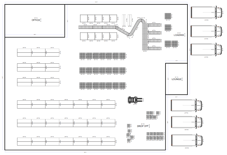 Plant Layout Chart