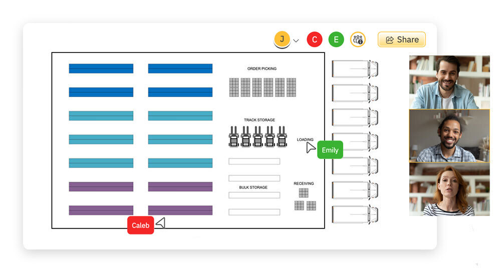 Collaborate on Warehouse Layouts