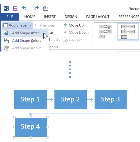 3 Step Flow Chart