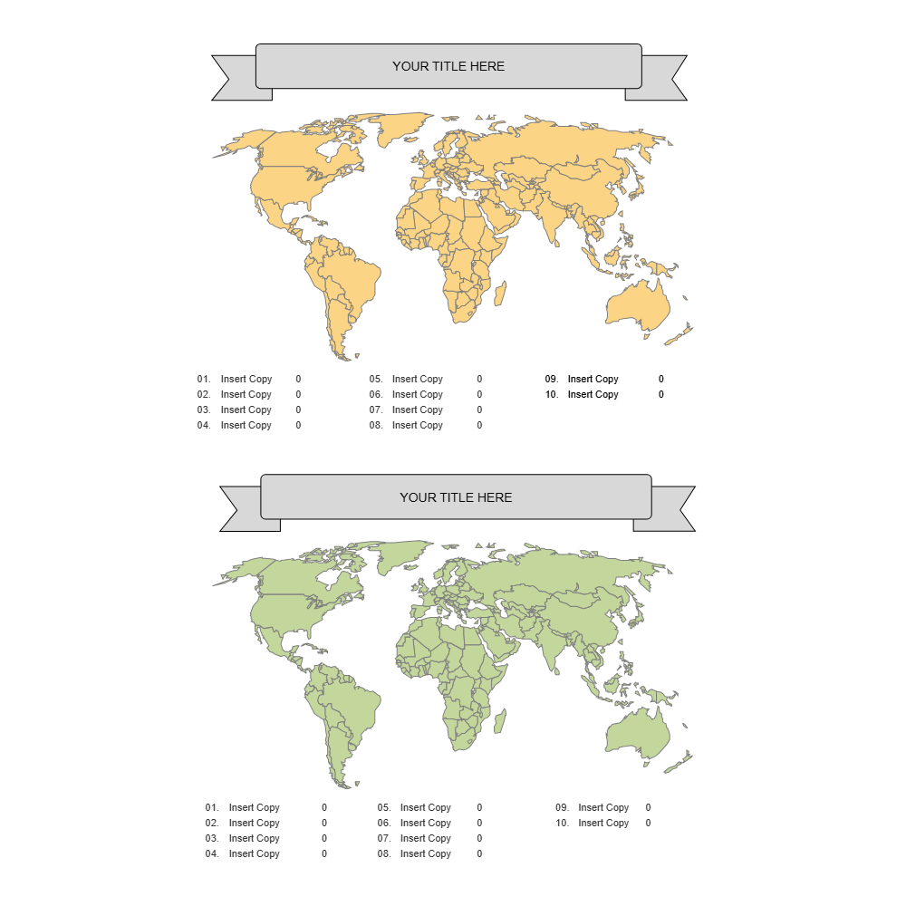 Example Image: World Data Map Infographic
