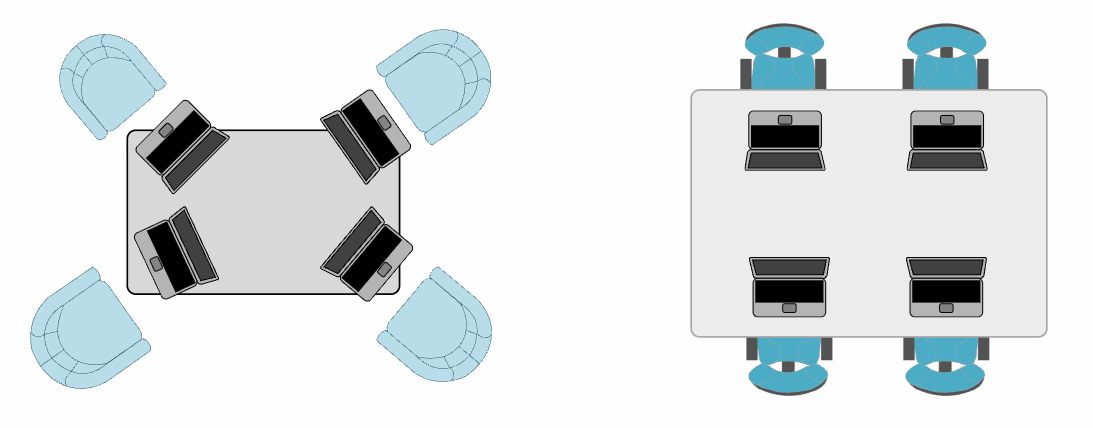 Reconfigurable office layout