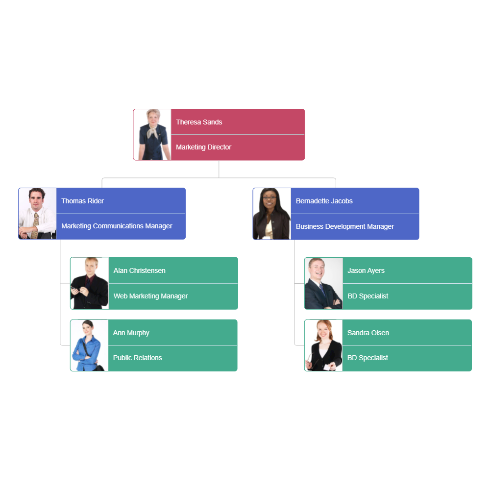 Organizational Chart Example Business