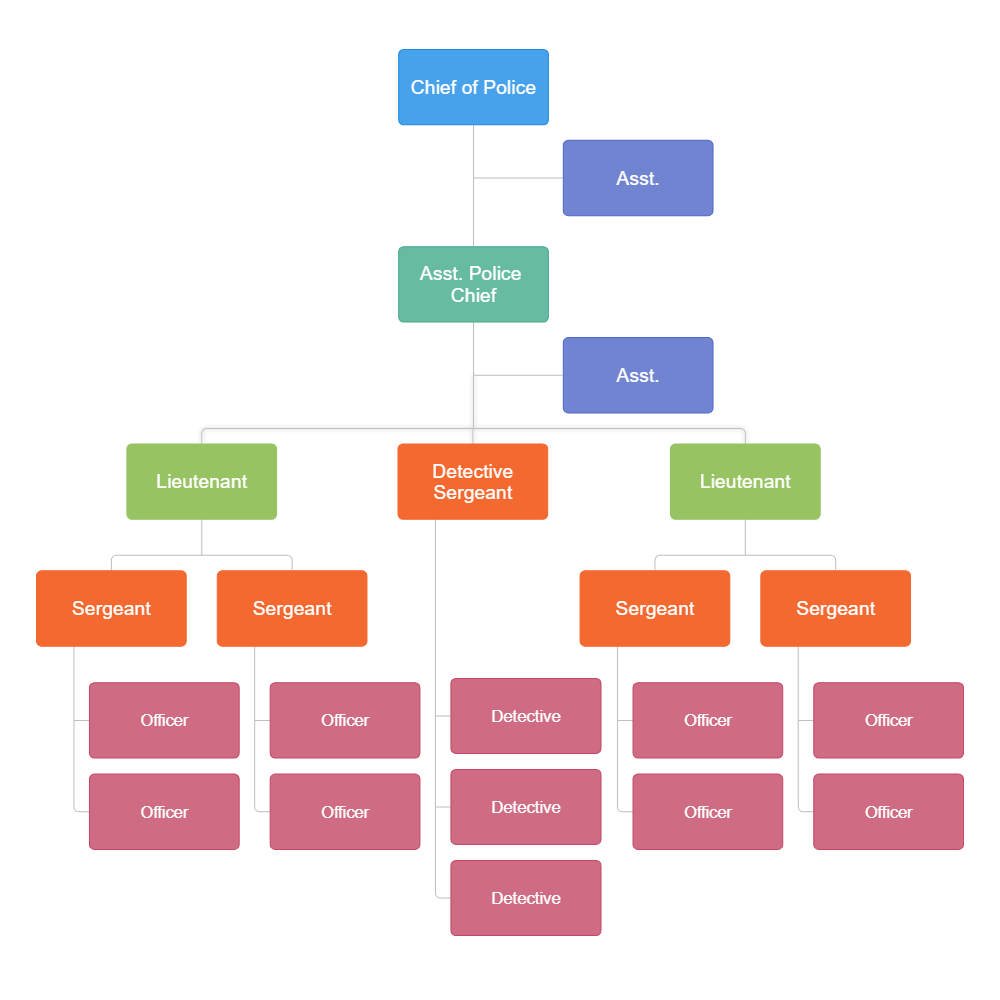 Hierarchy Of Law Enforcement Chart