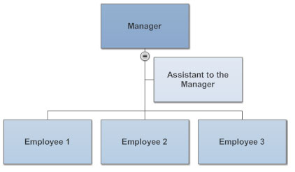 An Organization Chart Shows