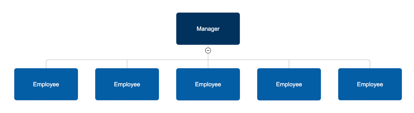 Horizontal Linkages In Organisation Chart Indicate
