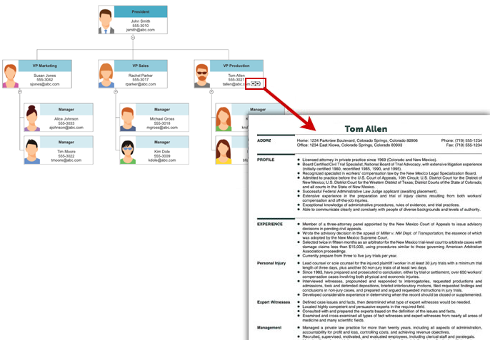 Employee Responsibility Chart