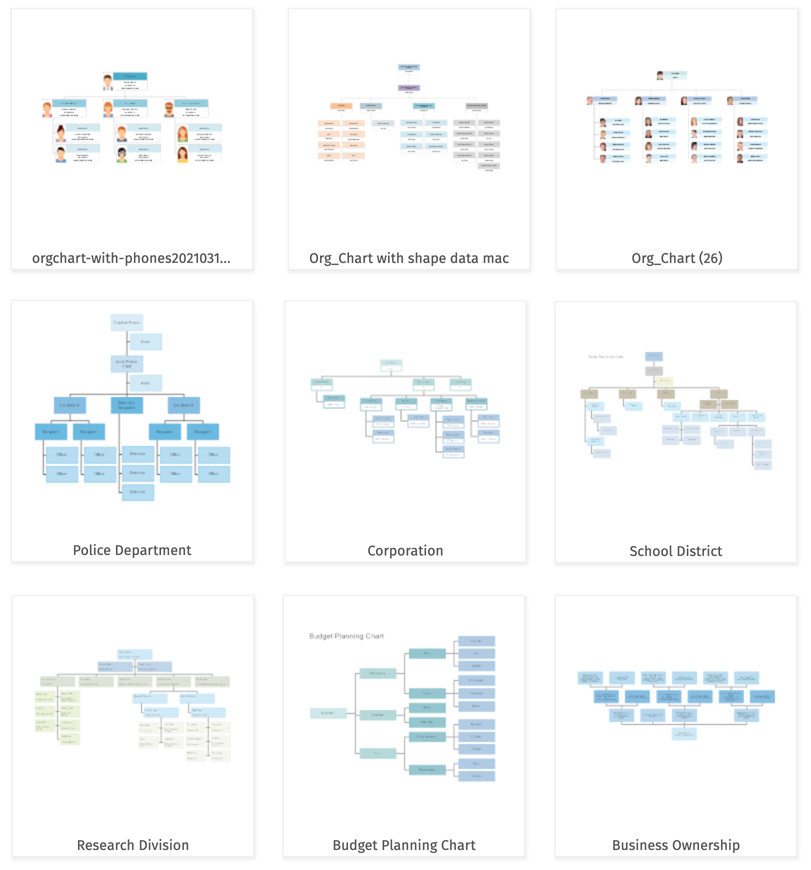 Types Of Organizational Chart Structure