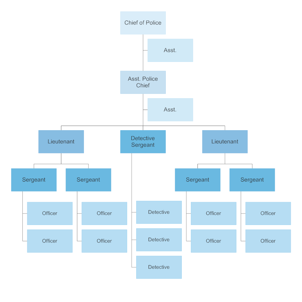 Fillable Organizational Chart