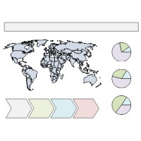 World Data Map Infographic