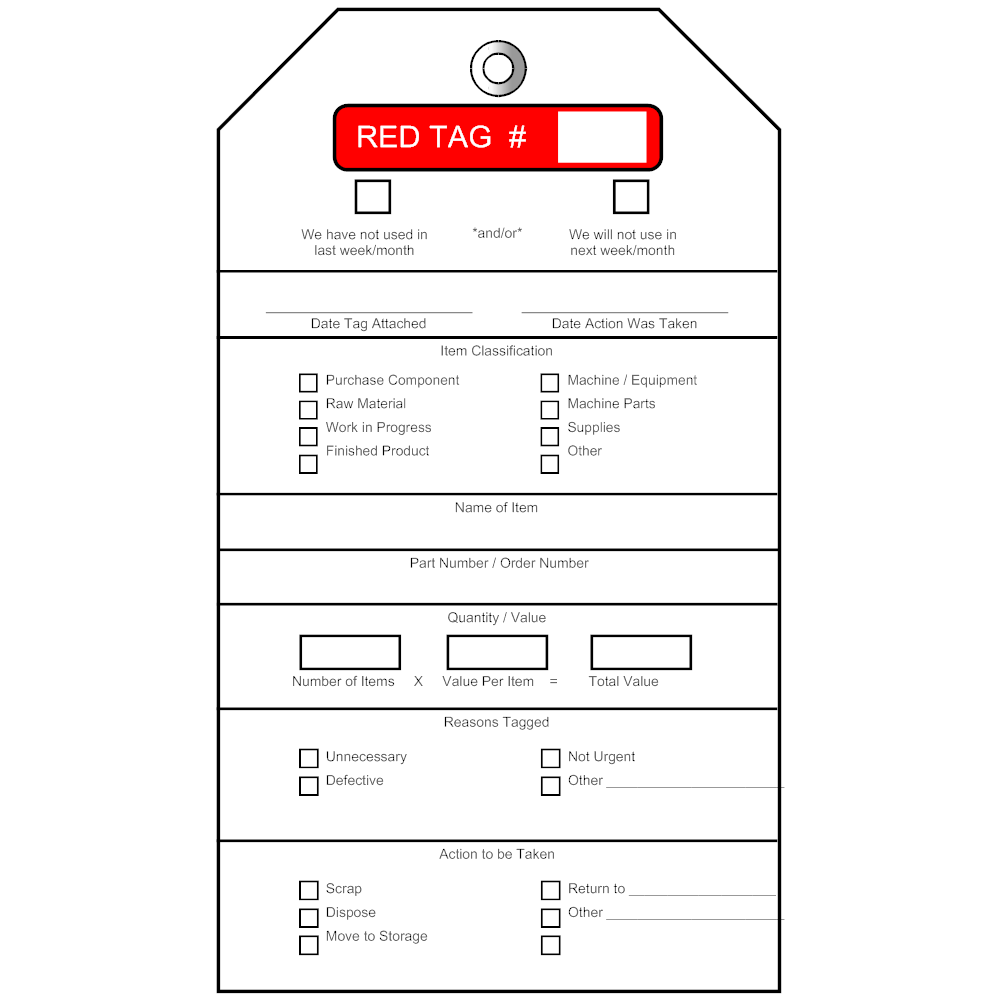 Example Image: Red Tag