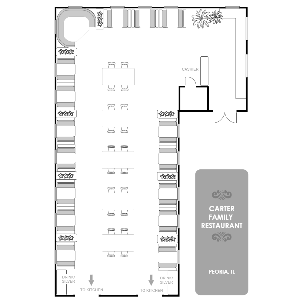 restaurant floor plan