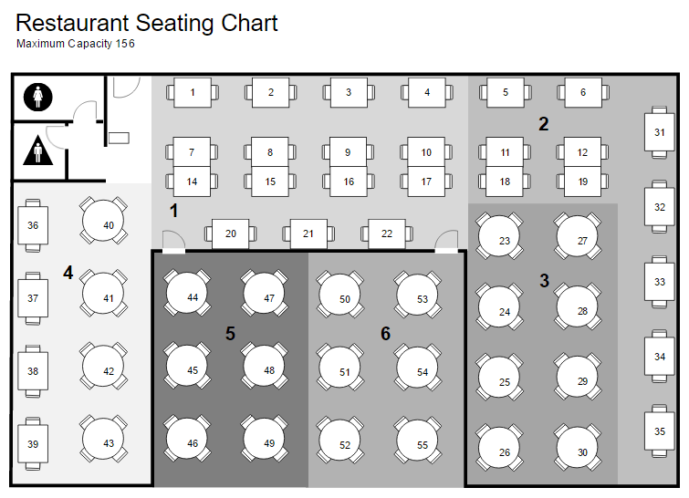 Lunchroom Seating Chart Template