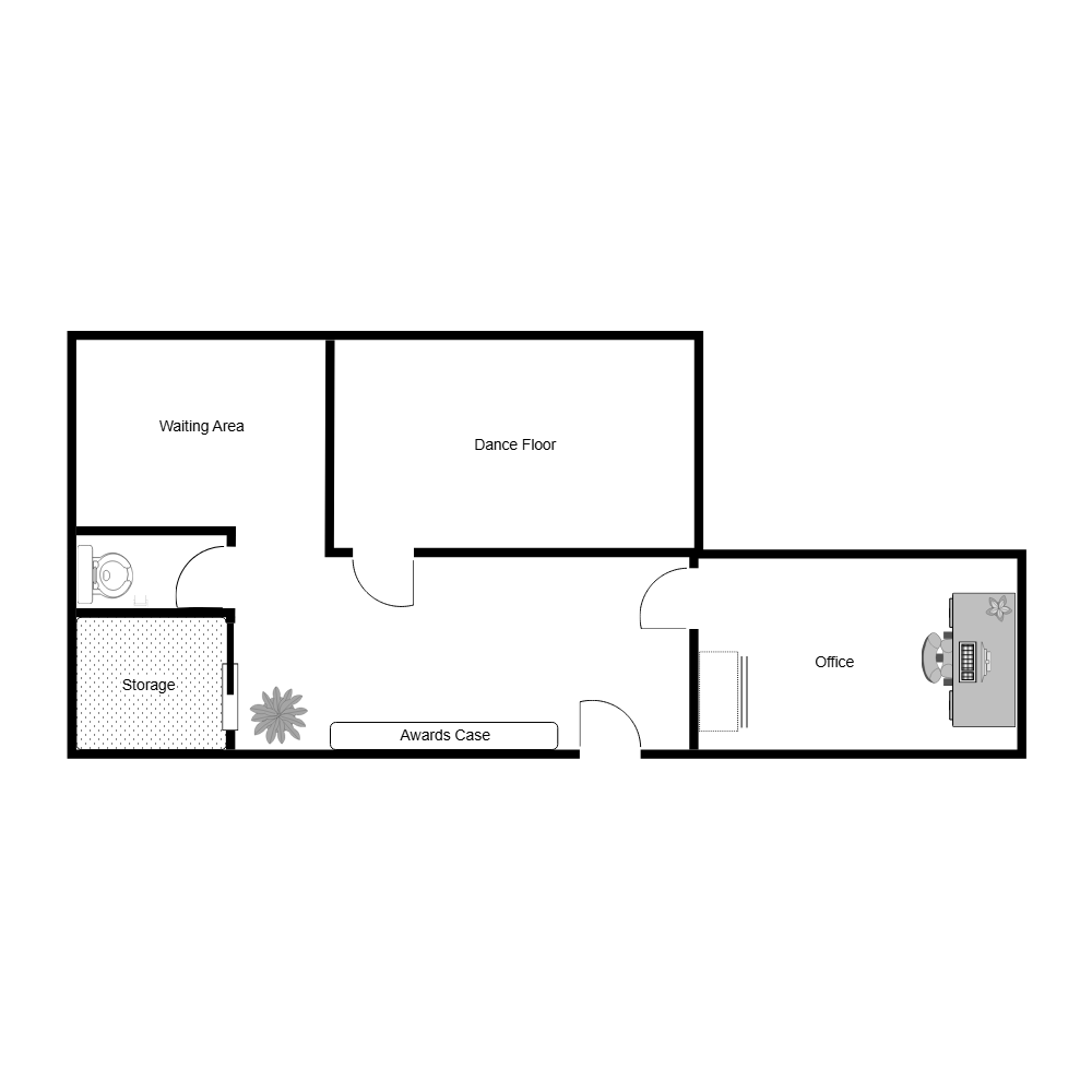 Example Image: Dance Studio Layout