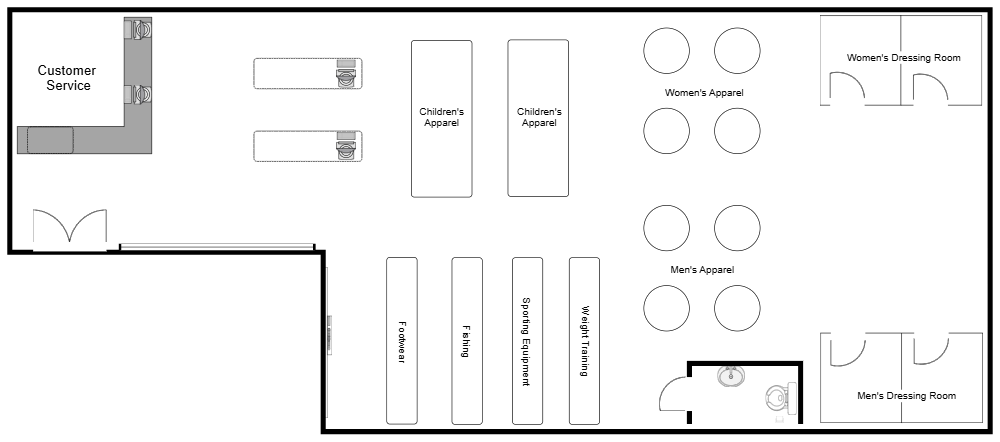 Sporting Goods Layout