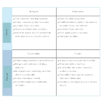 Example Of Swot Chart