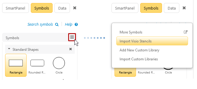 Import Visio stencils