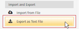 Export data from org charts