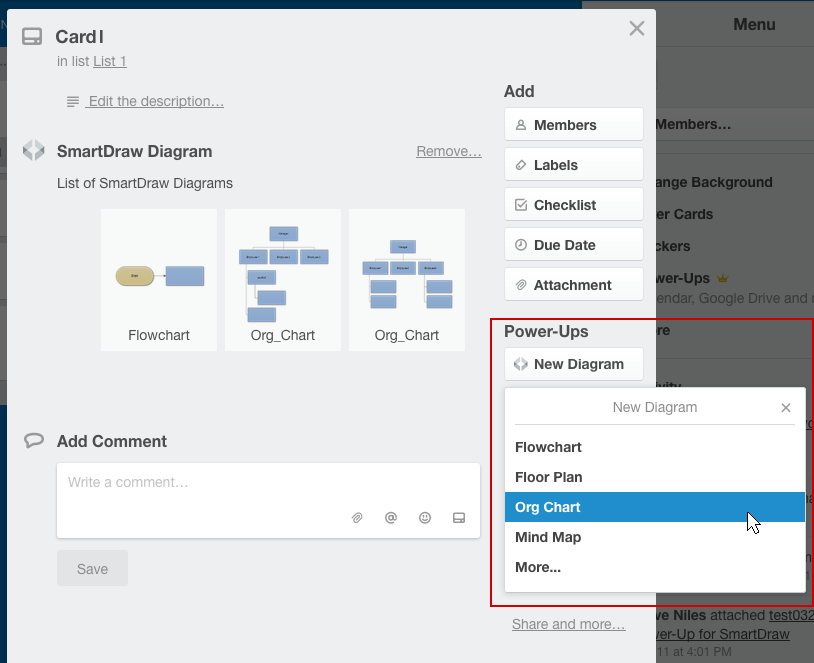 Trello Org Chart