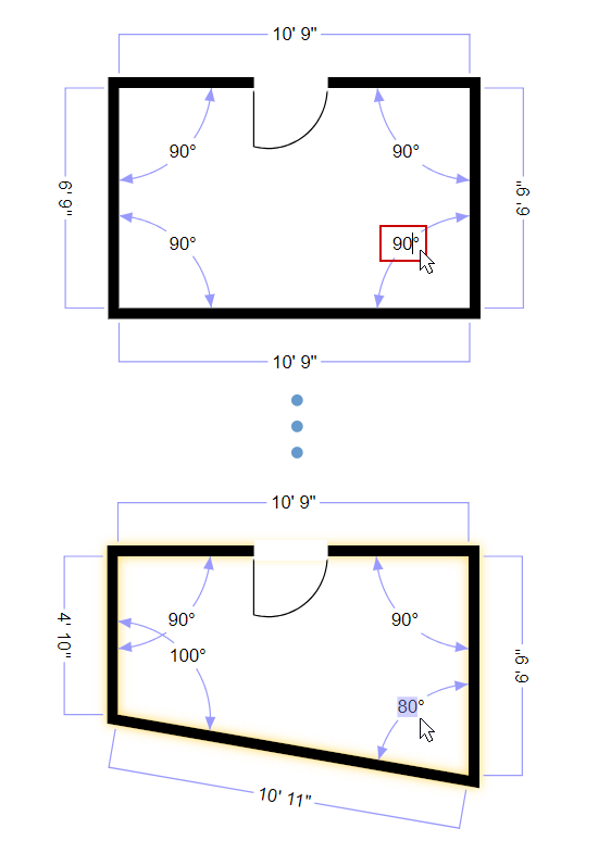 Type wall angle