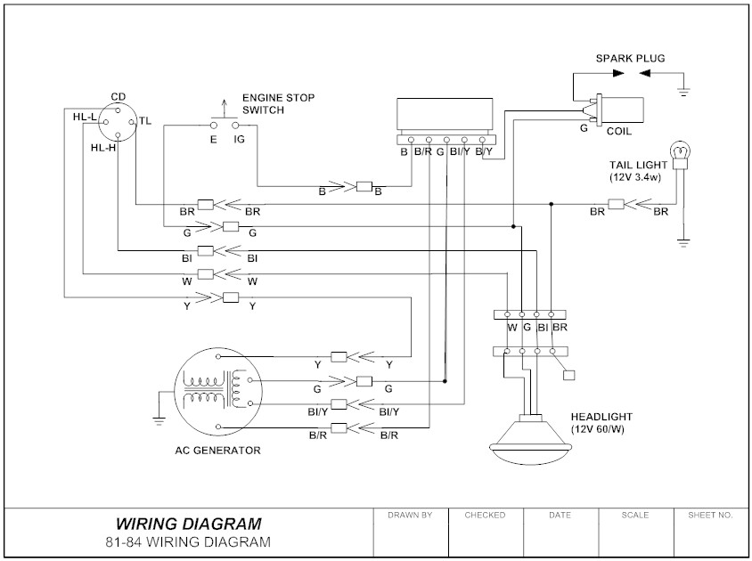 Electrical Wiring Schematic Diagram, Domestic Wiring Diagram